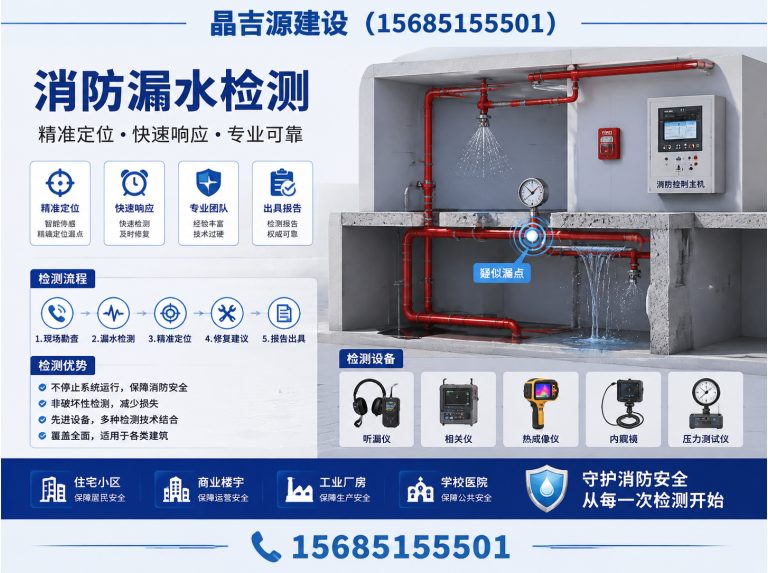 云岩区消防漏水检测展示图